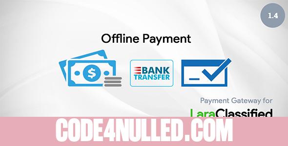 Offline Payment Plugin for LaraClassified and JobClass v2.9