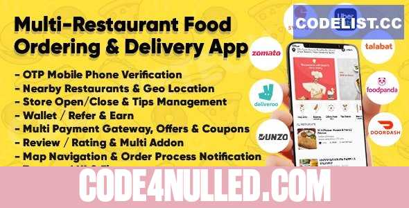 Eatggy v1.2 - Multi Restaurant Food Ordering & Delivery Application | Restaurant Management