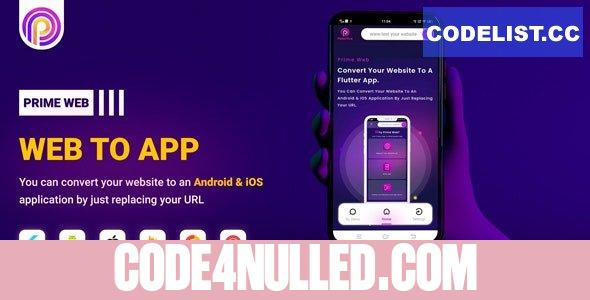 Prime Web v1.0.4 - Convert Website to a Flutter App