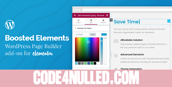 Boosted Elements v6.0 - Builder Add-on for Elementor