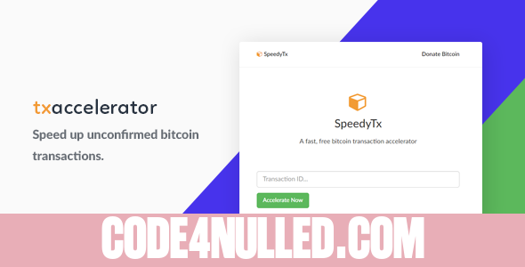 Bitcoin Transaction Accelerator
