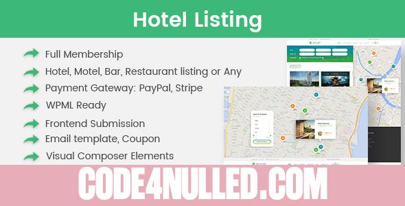 Hotel Listing v1.3.4
