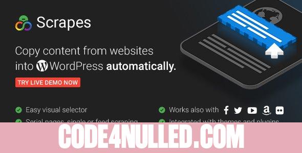 Scrapes v2.1.0 - Web scraper plugin for WordPress