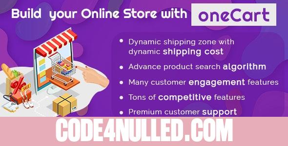 oneCart v1.0.1 - eCommerce Software - Online Store Solution