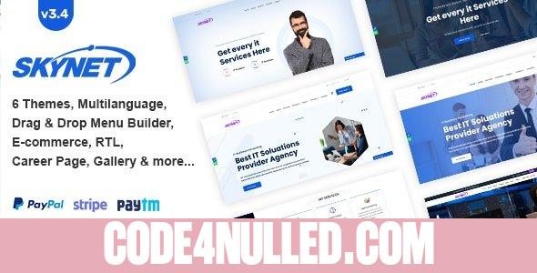 Skynet v3.4.1 - Multipurpose Laravel CMS