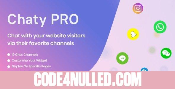 Chaty Pro v3.2.3 – Floating Chat Widget, Contact Icons, Messages, Telegram, Email, SMS, Call Button