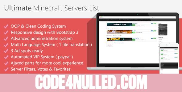 Minecraft Servers List