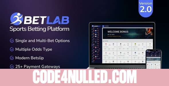 BetLab v2.0 - Sports Betting Platform - nulled