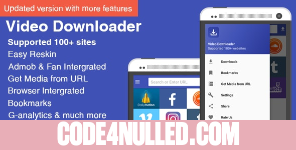 Video Downloader v1.0 - Supported 100+ sites