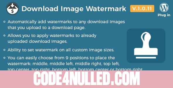 Easy Digital Downloads - Download Image Watermark v1.0.11