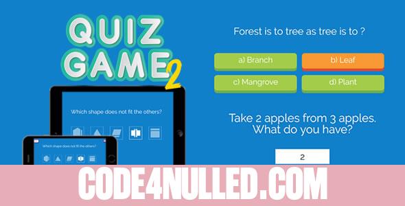 Quiz Game 2 - HTML5 Game