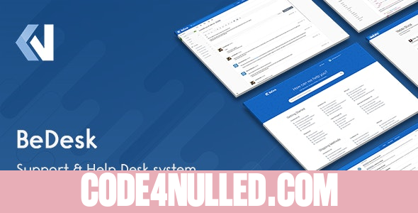 BeDesk v1.3.6 - Customer Support Software & Helpdesk Ticketing System