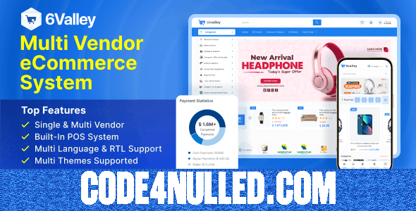 6valley Multi-Vendor E-commerce v14.3.1 - Complete eCommerce Mobile App, Web, Seller and Admin Panel - nulled