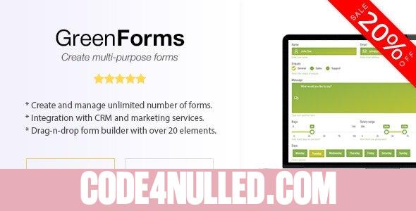 Green Forms v1.39 - Standalone Form Builder
