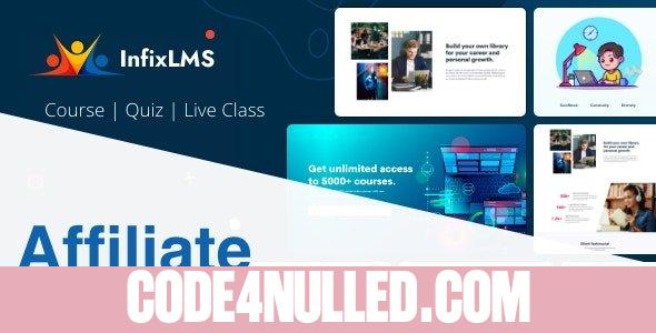 Affiliate add-on v1.4.0 - Infix LMS Laravel Learning Management System