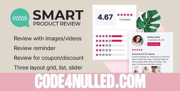 Smart Product Review For WooCommerce v2.0.1