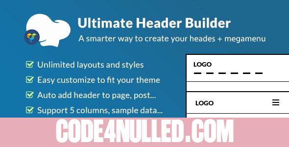 Ultimate Header Builder v1.7.5 - Addon WPBakery Page Builder