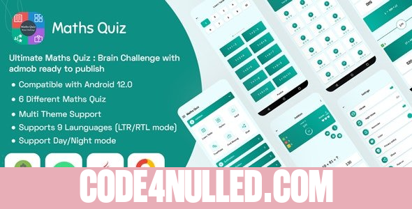 Ultimate Maths Quiz v1.7 - Brain Challenge with admob ready to publish