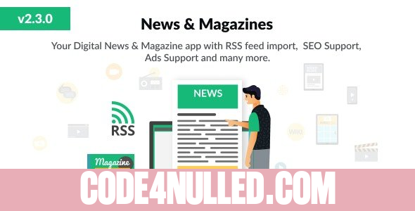 News v2.3.0 - News & Magazines Script & Laravel News & Magazines / Blog / Articles OpenAI Writer / OpenAI