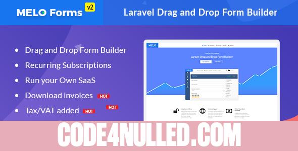 MeloForms v2.0 - Laravel Drag and Drop Form Builder Software