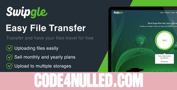 Swipgle v2.0 - Easy File Transfer (SAAS)