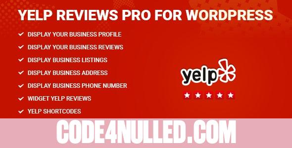 Yelp Reviews Pro for WordPress v1.9