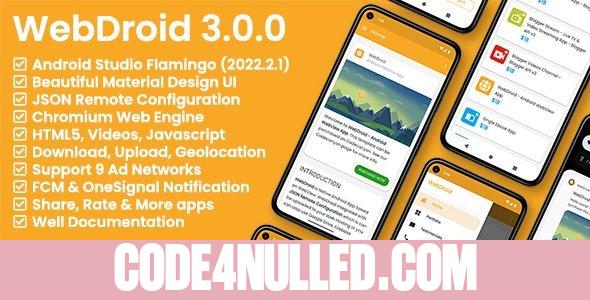 WebDroid v3.0.0 - Android WebView App