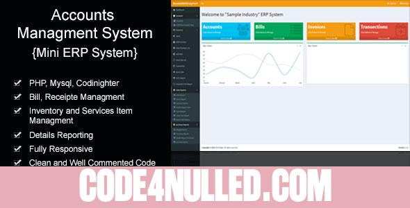 Accounts Managment System