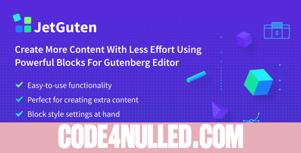 JetGuten v1.1.2 - Blocks Set Addon for Gutenberg Editor