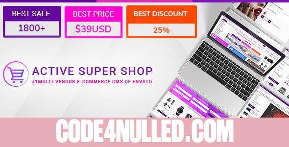 Active Super Shop Multi-vendor CMS v1.5.3 - nulled