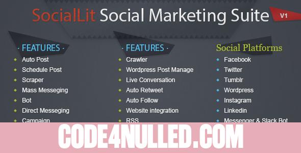 SocialLit v1.0 - Social Marketing Suite