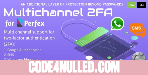 Multichannel Two Factor Authentication for Perfex CRM v1.0.1