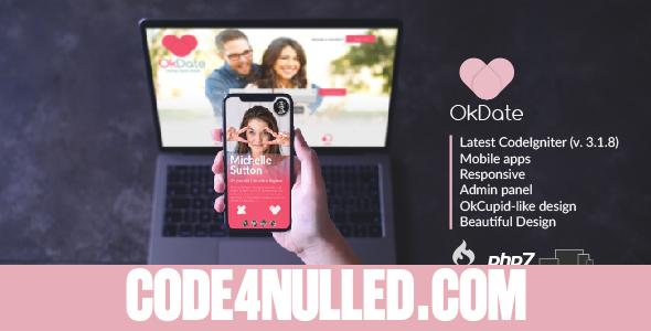 OkDate v3.2 - Dating Script and Apps