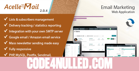 Acelle v2.0.4 - Email Marketing Web Application