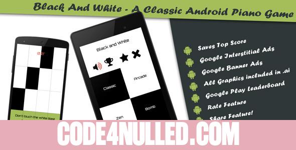 Black and White v4 - A Classical Android Piano Game