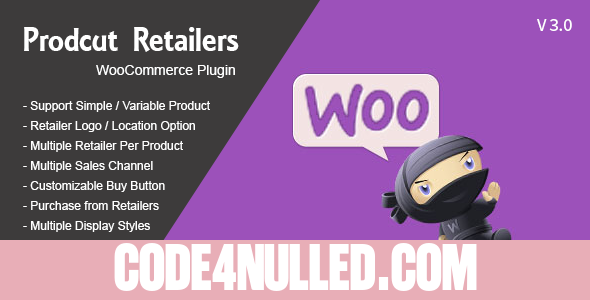 Product Retailers v2.9 - Woocommerce WordPress Plugin