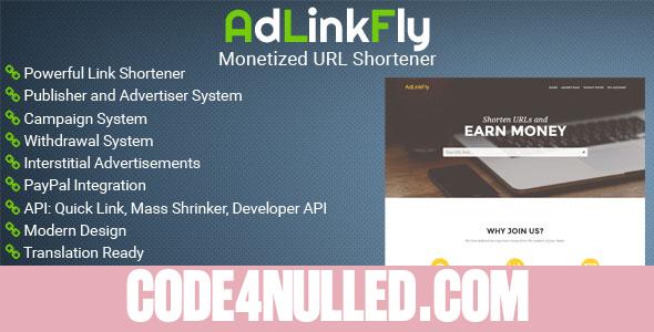 AdLinkFly - Monetized URL Shortener