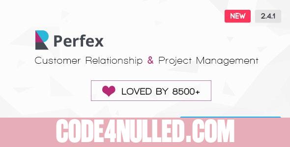 Perfex v2.4.1 - Powerful Open Source CRM
