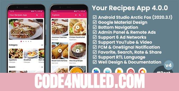 Your Recipes App v4.0.0