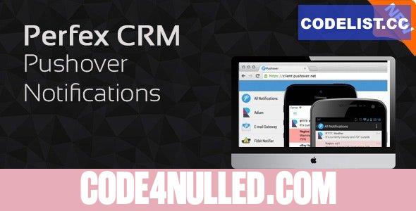 Pushover v1.0.4 - Instant Push Notifications for Perfex CRM