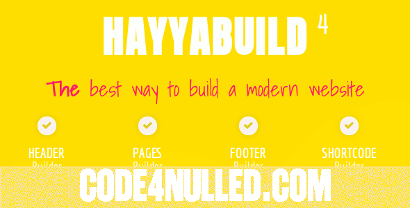 HayyaBuild v4.0 - WordPress Builder