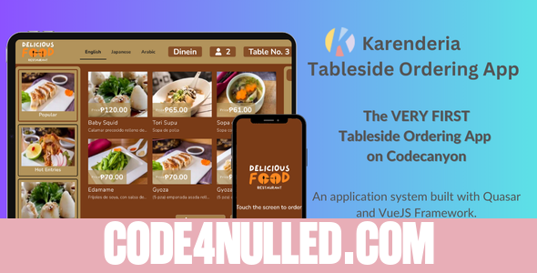 Karenderia Tableside Ordering v1.0