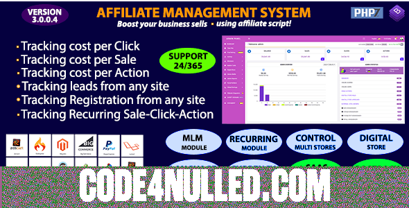 Affiliate Management System v3.0.0.4 - nulled