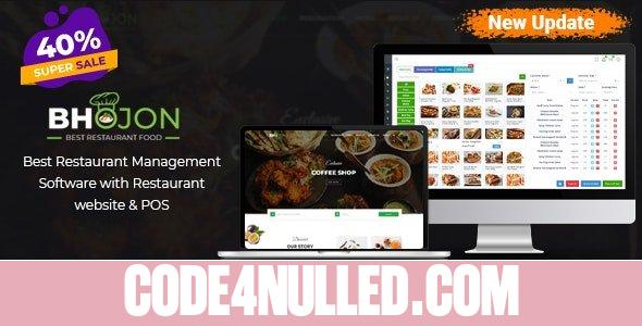 Bhojon v2.5 - Best Restaurant Management Software with Restaurant Website - nulled