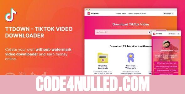 TikTok Video Downloader Without Watermark & Music Extractor v3.0.5