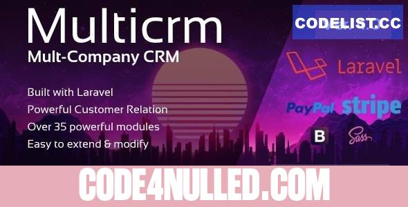 Multicrm v4.0 - Multipurpose Laravel CRM