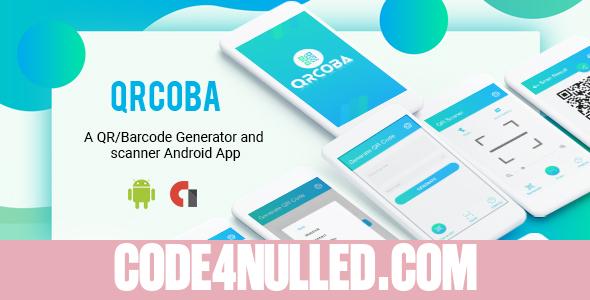 QRcoba v2.0 - A QR/Barcode Generator and Scanner Android App with Admob