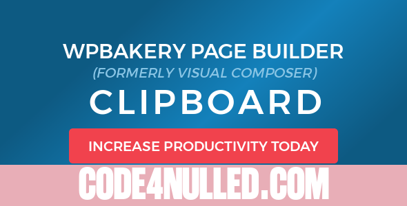 WPBakery Page Builder (Visual Composer) Clipboard v4.6.0