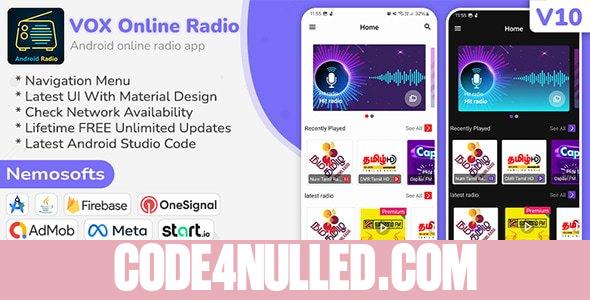 Android VOX Online Radio v11.0