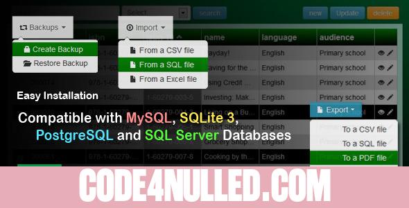 PDO Multi-DB Info Manager